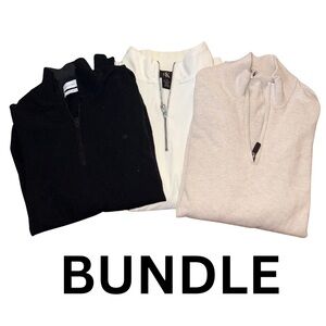 Calvin Klein Men's Zip-Up (3) Sweater Bundle **please read details**